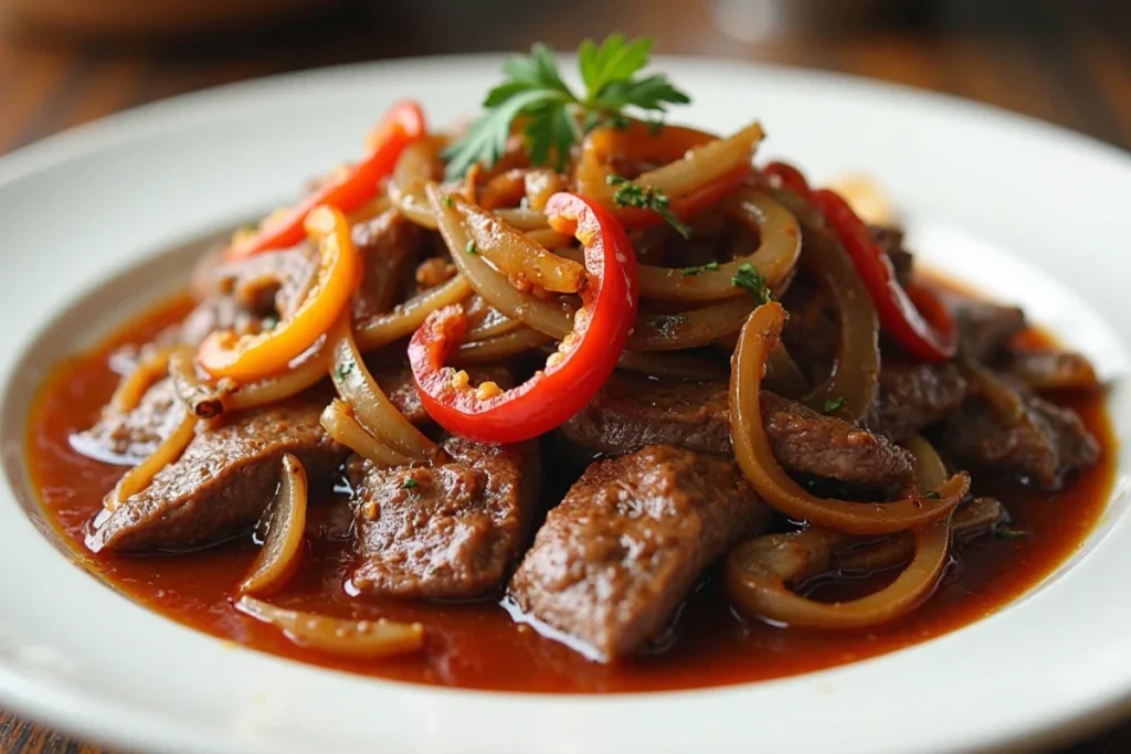 Pepper Steak with Onion